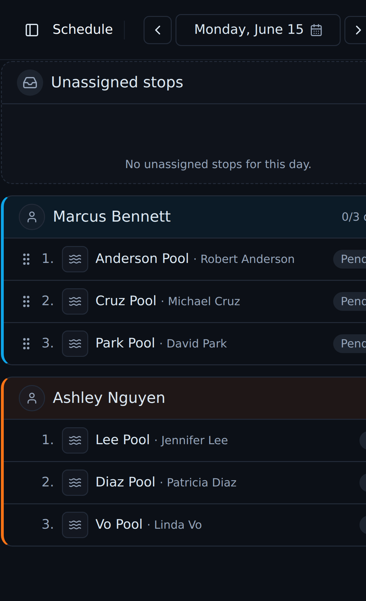 RoutePilot mobile